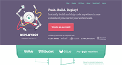 Desktop Screenshot of deploybot.com